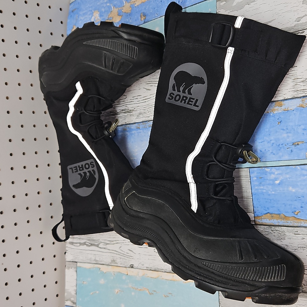 Sorel Boots Mens Alpha Pac Size 8/ W 10 US Waterproof Insulated Snow NL1485-010